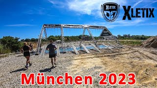 XLETIX München Erding 2023  ALLE HINDERNISSE Xtreme DISTANZ [upl. by Idnil]