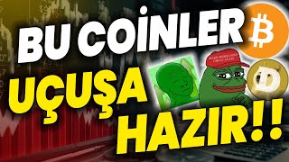 BU COİNLER ZENGİN EDER BU COİNLER UÇUŞA HAZIR PEPE COİN DOGECOİN floki bonk dogecoin shiba [upl. by Gnahc]