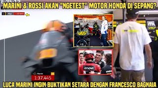 Breaking Marini amp Rossi Akan quotNgetestquot Honda di Tes Shakedown Sepang Marini Ingin Setara Pecco [upl. by Deragon]