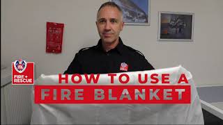 How to use a fire blanket [upl. by Juliano]