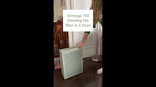 Airmega 150 Cleaning the filter in 3 steps [upl. by Anytsyrk700]