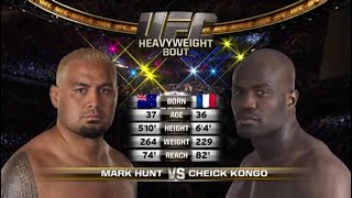 Mark Hunt vs Cheick Kongo [upl. by Reese]