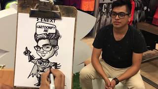 Caricaturista para eventos fiestas y expos en Mexico [upl. by Eicarg]