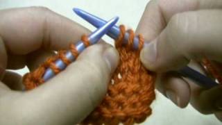 Learn to Knit Knit Through the Back Loop ktbl [upl. by Iznek]