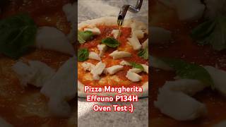 Effeuno Pizza Oven Test Margherita Pizza pizza kitchen oven pizzalover homemadepizza [upl. by Ralina]