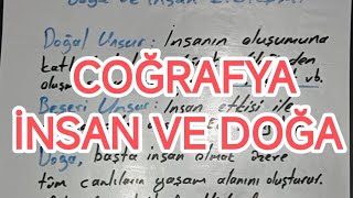 COĞRAFYA İNSAN VE DOĞA TYT COĞRAFYA 9SINIF COĞRAFYA KONU ANLATIMI [upl. by Ahseek]