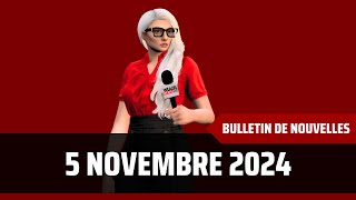 Weazel News  Bulletin de nouvelles 5 novembre 2024 [upl. by Lemmie]