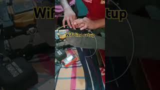 Wifi line setup shortsfeed wifi wifisetup [upl. by Gardiner]