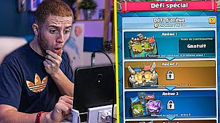 REDIFF MICHOU  JE TENTE LE NOUVEAU DÉFI DARENE sur CLASH ROYALE [upl. by Yodlem31]