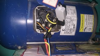 3hp reverse forward connection Crompton single phase motor [upl. by Haraf]