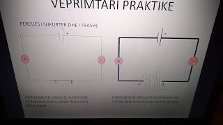 Trashesia dhe gjatesia e telave ne qark fizika 6 [upl. by Kachine]