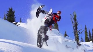 Ronnie Renner Snow Biking in Idaho Backcountry [upl. by Eenattirb989]