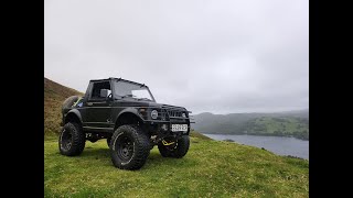 Suzuki SJ overlanding trip to the lake district 300 Mile round trip 37 year old 4x4 [upl. by Horsey]