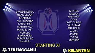 LINE UP TERENGGANU vs KELANTAN DARUL NAIM  LIVE KELANTAN VS TERENGGANU [upl. by Nerrot]