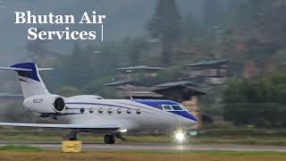 Gulfstream G500 taking Off from Paro International Airport [upl. by Weinstock]