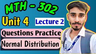 More Ques Practise of NORMAL DISTRIBUTION  Lect 2 [upl. by Trilby]