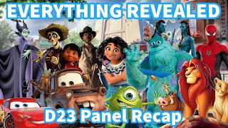 FULL D23 Expo Parks Panel RECAP  ALL Disney Parks Announcements Reveals amp More [upl. by Yehsa]