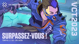 Rank Up   2023 VCT Masters Tokyo  Bandeannonce de lévénement [upl. by Ddot]