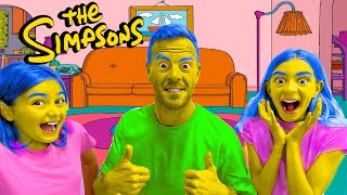 PASAMOS UN DIA COMO LOS SIMPSONS Itarte Vlogs [upl. by Tiphane588]