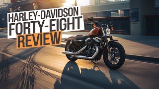 HarleyDavidson FortyEight Review The Iconic Bobber That Defines Style and Performance harley [upl. by Hakan]