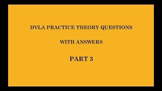 DVLA PRACTICE THEORY QUESTIONS WITH ANSWERS PART 3 dvla ghana africa roadsigns trafficsignals [upl. by Monie]