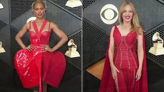 Best red carpet looks at the 2024 Grammys [upl. by Arait704]