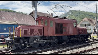 Oebb OensingenBalsthalBahn  Rangierfahrt Krodokil 15301 De 66 [upl. by Retsel]