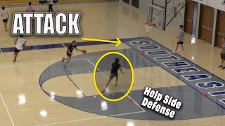 Improve Your Layups With this Challenging Basketball Drill  1 on 1 At The Rim [upl. by Viguerie841]