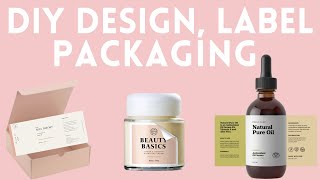 calybeauty DIY ✮ Emballage étiquette notice cosmétique  Packaging Design Label  Caly Beauty [upl. by Erotavlas607]