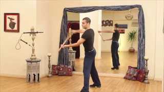 Saidi Class with Hosam Elmansy for Cairobellydancecom [upl. by Ayimat]