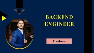 Back end Engineer Remote Opportunity for Freshers [upl. by Kaitlynn660]