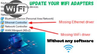 Automatically Update WiFi Driver Windows 10 In Laptop Simple and Quick Way [upl. by Laram]