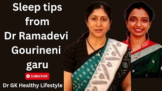 quotSleep and Healthquot interview with Dr Ramadevi gourineni madam [upl. by Aniuqal]