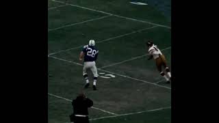 1966116 washingtonredskins  baltimorecolts Jimmy Orr 42yard TD pass from Johnny Unitas nfl [upl. by Engen]