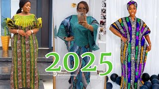 BOUBOU STYLES 2025  MODÈLES GRAND BOUBOU EN PAGNE POUR FEMMES TENDANCE 2025  BUBU GOWN STYLES [upl. by Mharg]