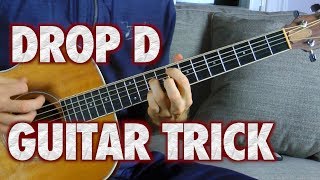 Cool Drop D Guitar Trick [upl. by Darum]