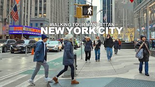 NEW YORK CITY TRAVEL 54  WALKING TOUR MANHATTAN Broadway 7th Ave 6th Ave 42nd St Bryant Park [upl. by Caiaphas293]