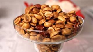 Holiday Spiced Nuts  Laura Vitale  Laura in the Kitchen Ep 257 [upl. by Ardnajela726]