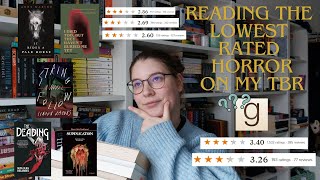 Reading the lowest rated books on my TBR Episode 1 Horror👻😨😱 [upl. by Eahcim]