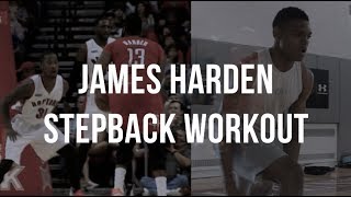 James Harden Stepback WORKOUT Part 1 [upl. by Dulla418]