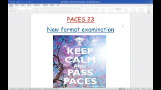 New Paces Examination Format  Paces23  DrMohamed Osama [upl. by Shaver]