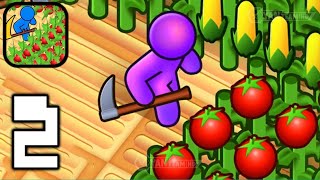 My Farm Land Farming Tycoon  Gameplay Walkthrough Part 2 Managing Agricultural Land AndroidiOS [upl. by Ahsac527]