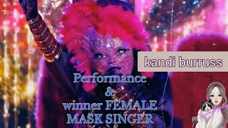 Female mask singer  kandi burus the best all performs on the stage   Kigurumi mask doll cosplay [upl. by Eniamerej]