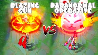 Layla Paranormal Operative VS Blazing Gun Skin Comparison [upl. by Raila296]