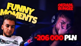 MERGHANI OSZUKAŁ BUNGEE NA 200k FUNNY MOMENTS 3 [upl. by Felt]