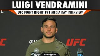 Luigi Vendramini  UFC Fight Night 191  Media Day Interview [upl. by Hannover]