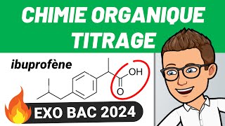 CHIMIE ORGANIQUE 💪 TITRAGE ✅ BAC 2024  PHYSIQUE  CHIMIE [upl. by Ximenez825]