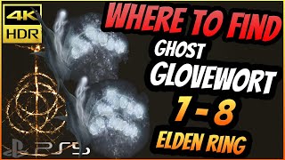 Where to Find Ghost Glovewort 7 amp 8 Location  Elden Ring 4K HDR [upl. by Eppesuig]