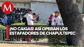 Denuncian que fotógrafos en Bosque de Chapultepec estafan a visitantes [upl. by Olatha]