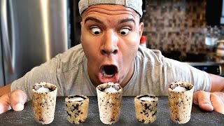 DIY COOKIE SHOT GLASS TASTE TEST [upl. by Hsaniva854]